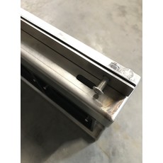 GIS GIS Frame rear bumper with supports (stainless steel)