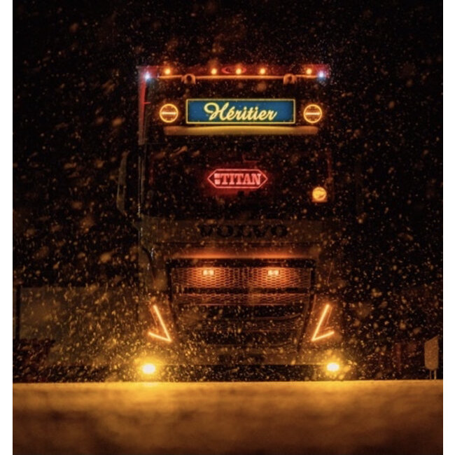 Bursztynowe, żółte lub ciepłe białe światła LED do jazdy dziennej do Volvo FH5+Aero 2020+