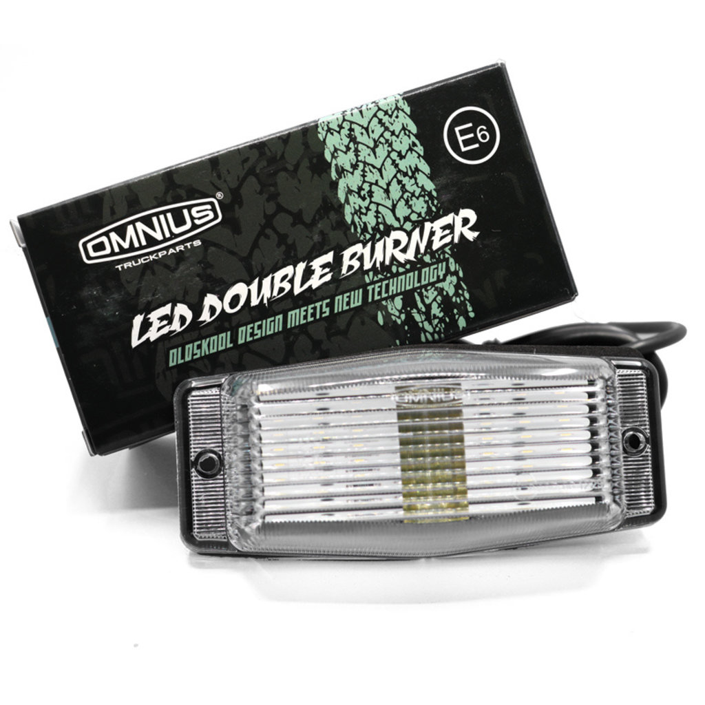 Feu arrière universel - leds - double - rouge sur platine alu noire - CE  directement disponible au prix de 24,95 € Mad Munk BS