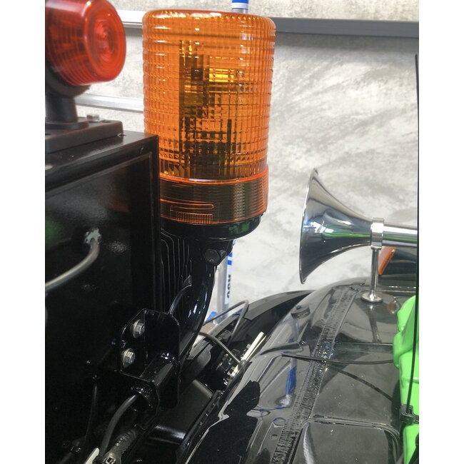 Turbo Truckparts Aufsteckhalterung, rostfrei, für die Rundumleuchte von Hella oder AEB (Set)