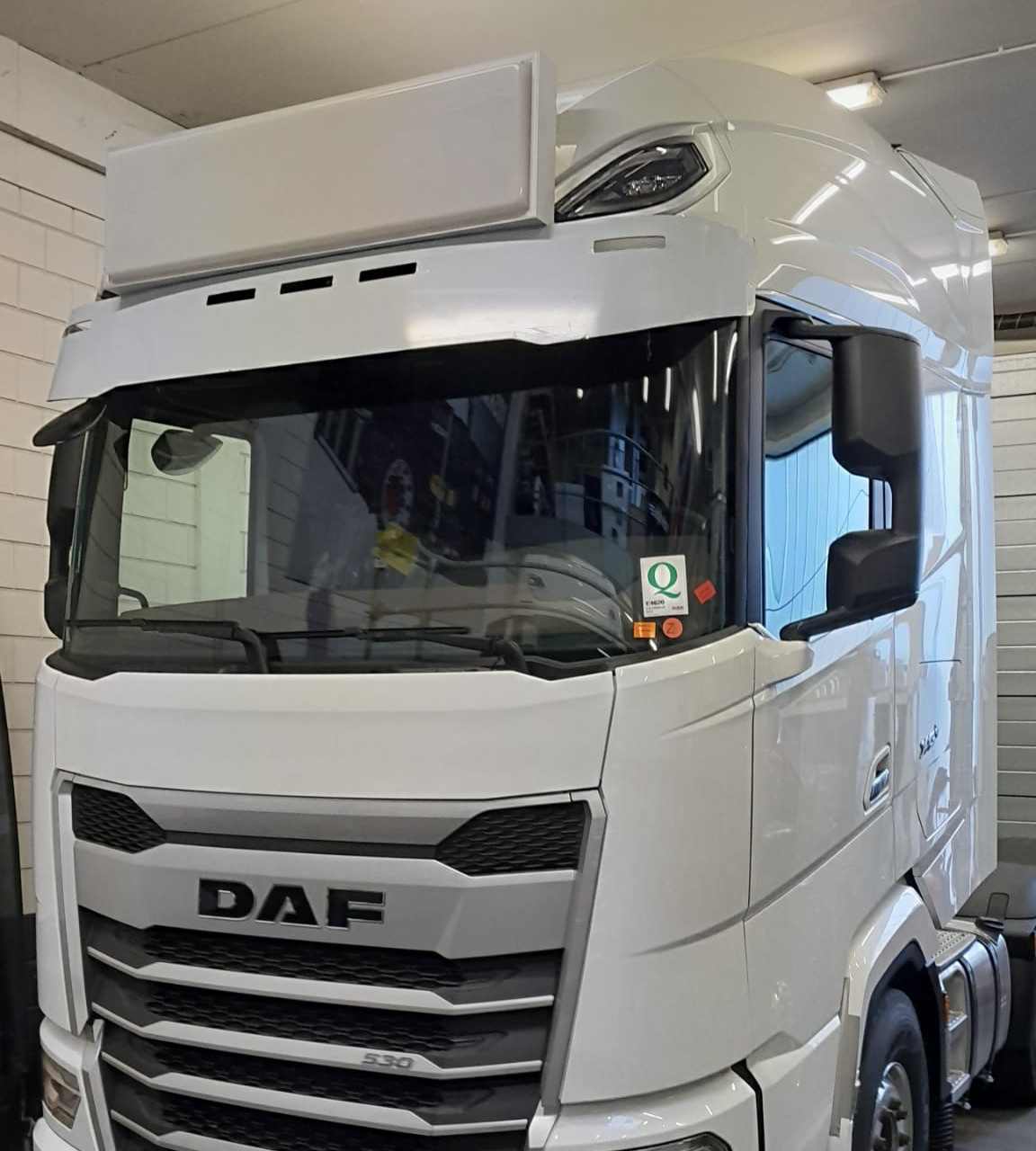 Lightsign brackets NG DAF XF/XG/XG+ (set) for Fox Parts sun visor