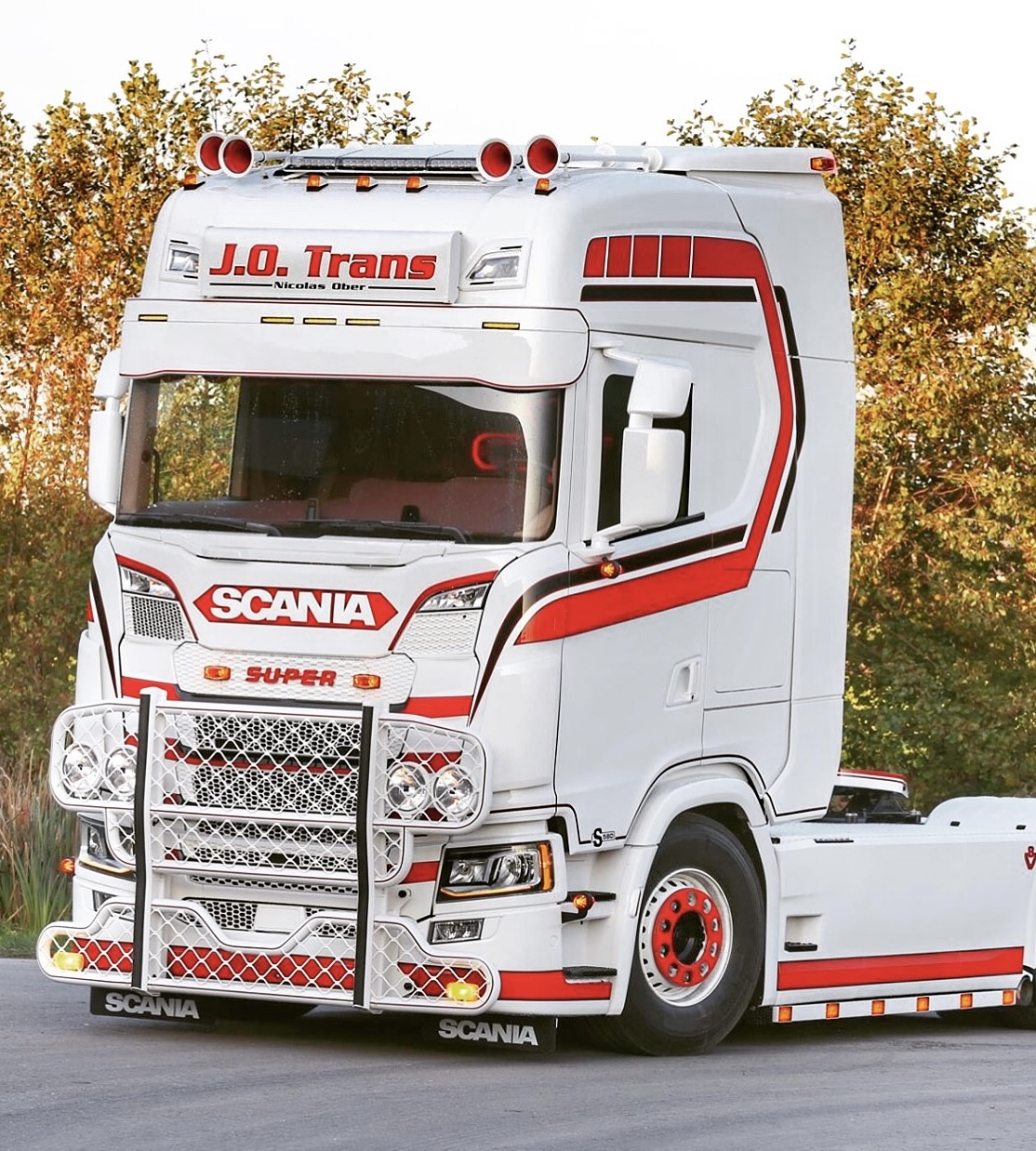 TruckStyle Sweden Zonneklep Scania NextGen 35cm