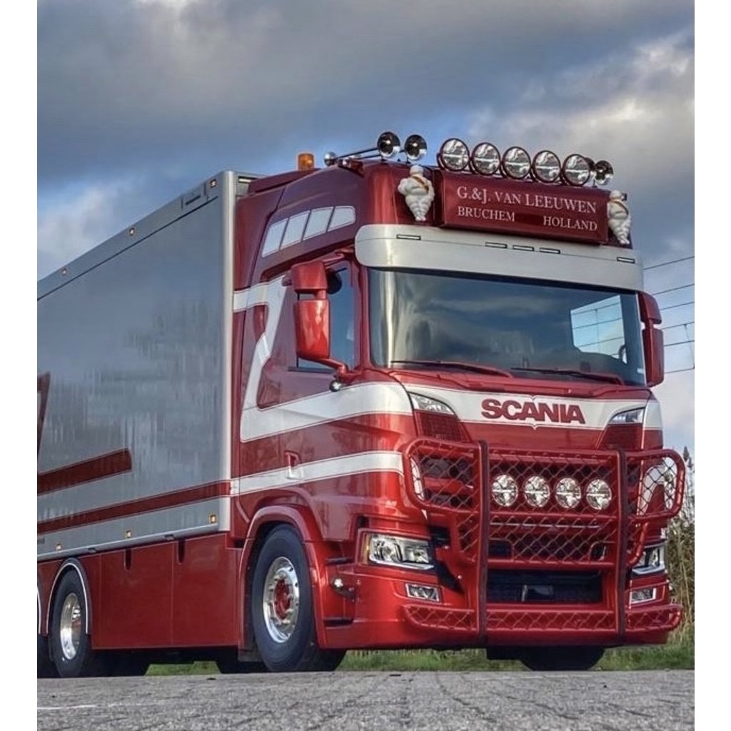 TruckStyle Sweden TruckStyle Sweden-solskydd, Scania Nextgen, 30 cm – platt