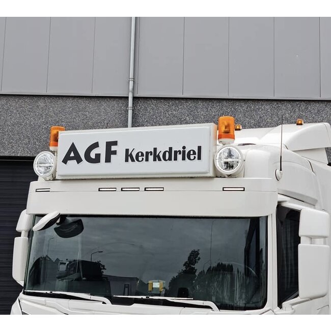 TruckStyle Sweden-solskydd, Scania Nextgen, 30 cm – platt