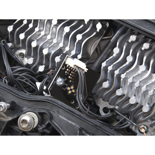 Kørelys til Scania NG ravgul/hvid/blink