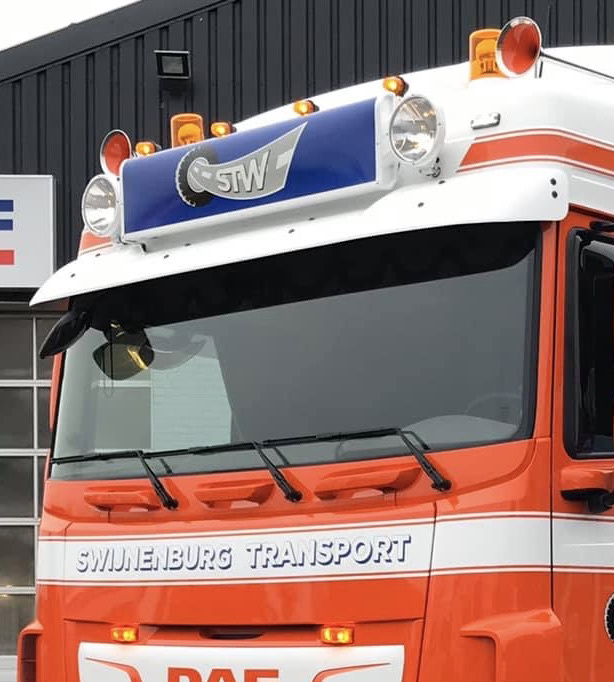 Lightboard brackets (set) DAF XF SC