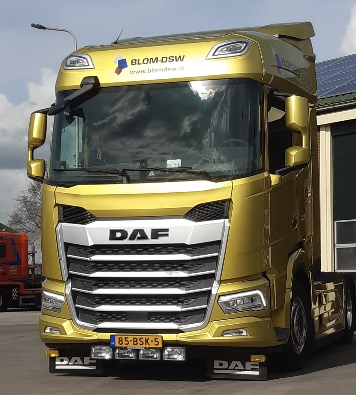 Hella jumbo 220 bumpersteun voor DAF XF, XG, XG+