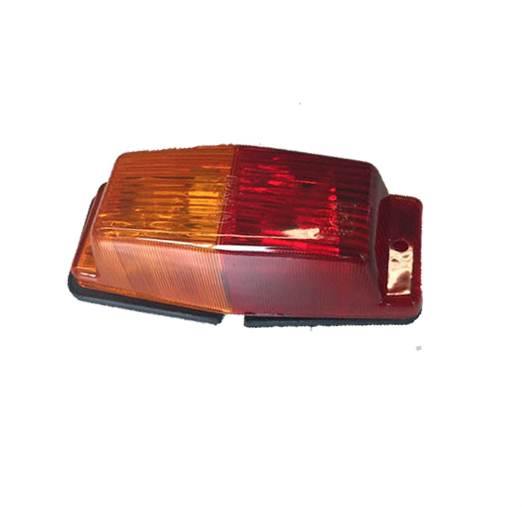 Lampy obrysowe double burner czerwone/bursztynowe