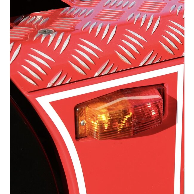 Lampy obrysowe double burner czerwone/bursztynowe