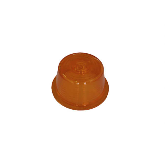 Lampa obrysowa z żarówką Gylle klosz pomarańczowy