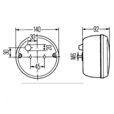 Hella Hella LED-zwaailamp KL7000-LED