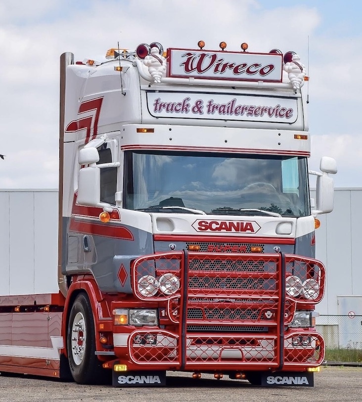 Support de feu Michelin en acier inoxydable avec raccord