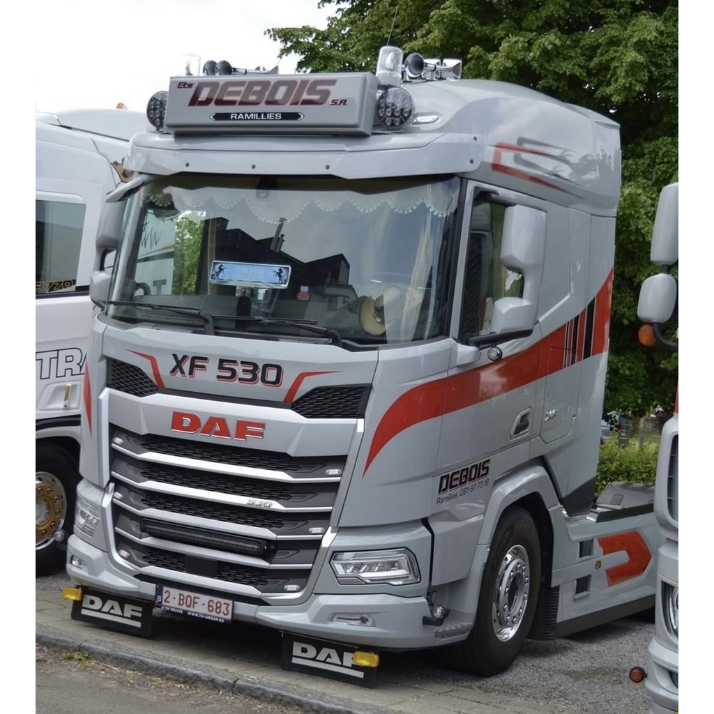 DAF Lyskassebeslag NG DAF XF/XG til original og Solarguard solskærm (sæt)