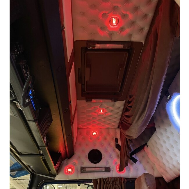 Hella lamp Red Ø70mm