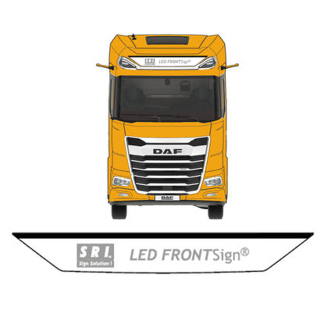 Tablica świetlna LED DAF XG+ 164x22 cm