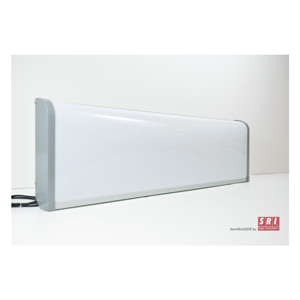 SRI Sign Solution LED-Leuchtkasten 105 × 30 × 8 cm Aeroslim