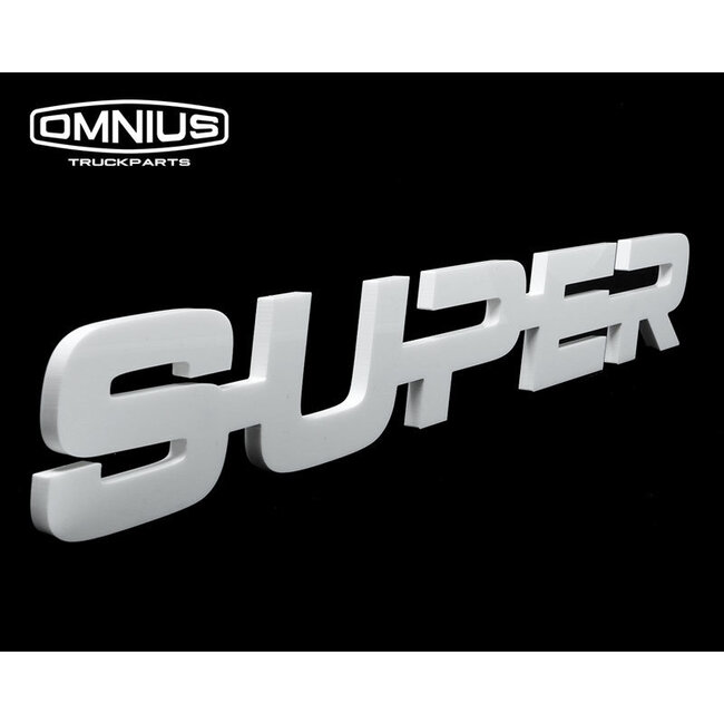SUPER 2.0 embleem - Wit