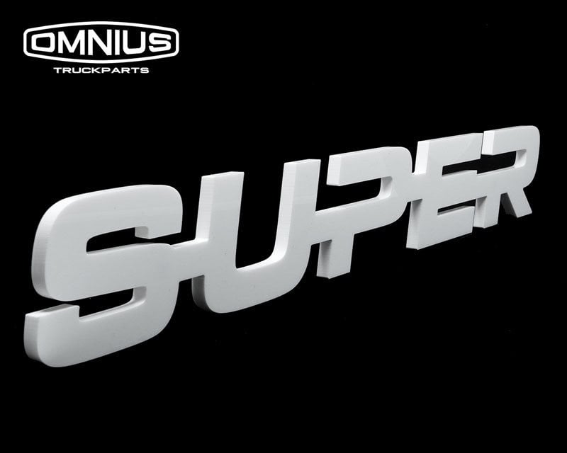 SUPER 2.0 emblem - White