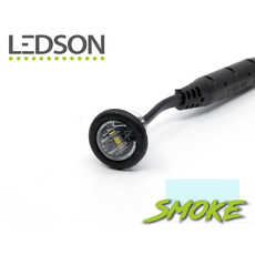 Ledson Ledson smoke built-in light round 28mm - white, amber & red