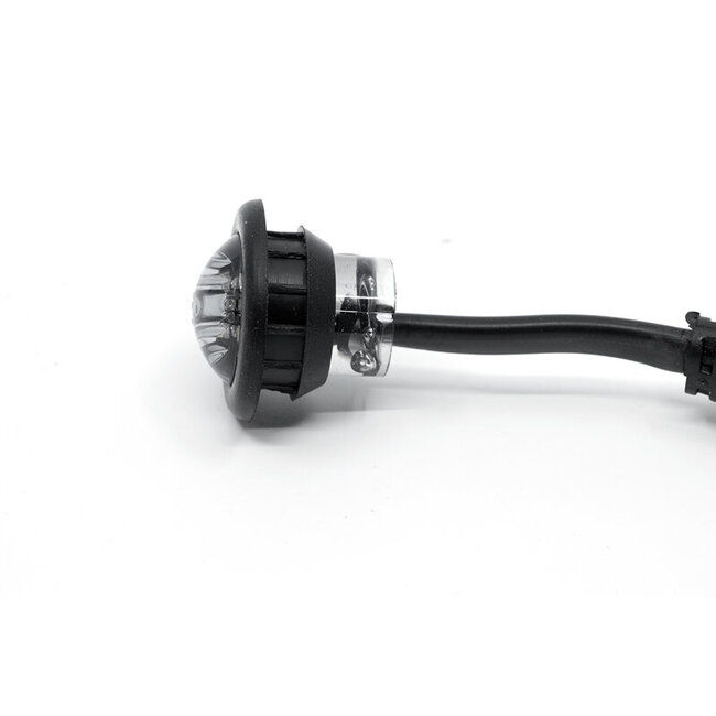 Ledson smoke indbygget lys, rund 28 mm - Xenon hvid