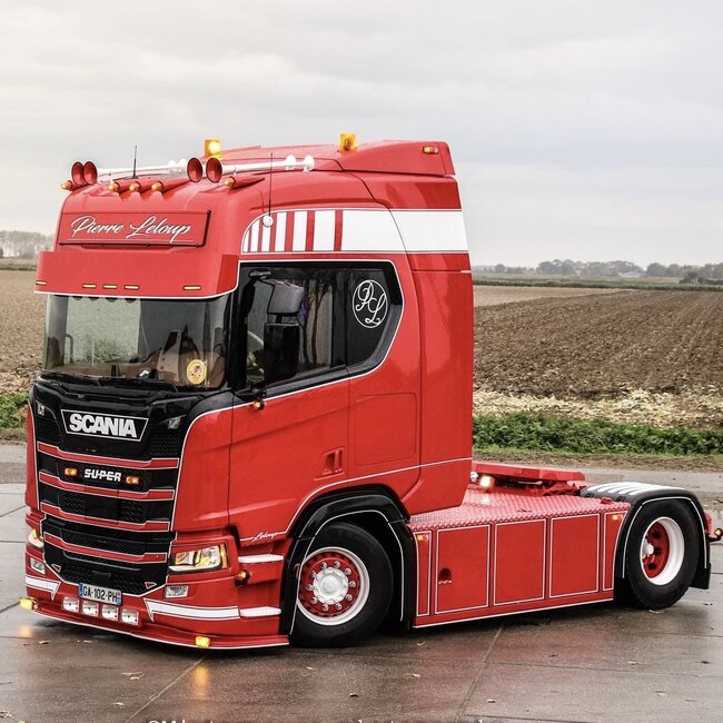 Fox Parts Sun visor Scania NG 39 cm (5 tplg new type) Straight Low