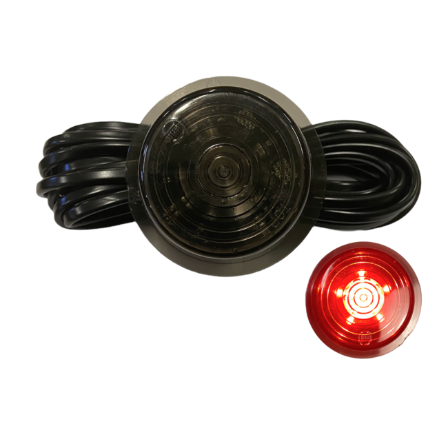 Feu de position latéral Gylle Black-Line - Rouge