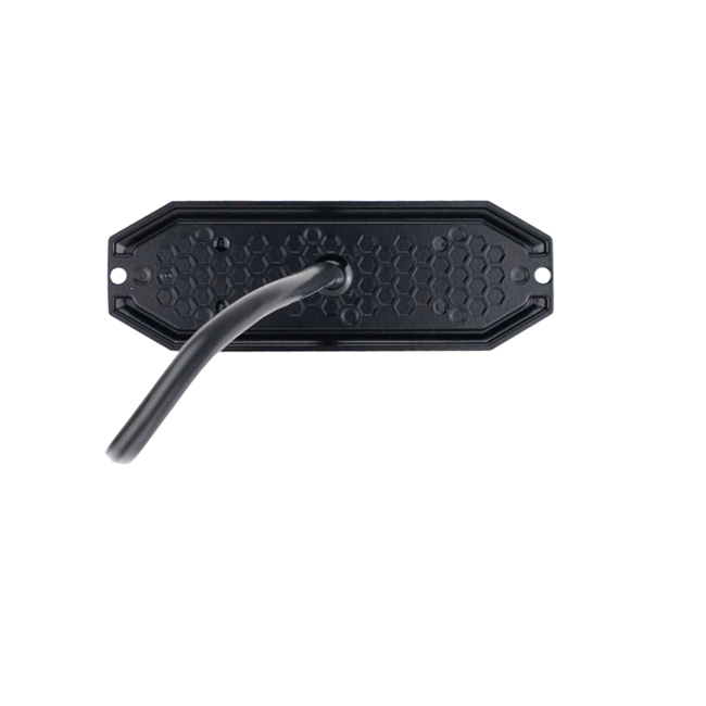 Strands grillmonterade blinkande ljus med 12 LED-lampor, orange/vitt, 12–24 V