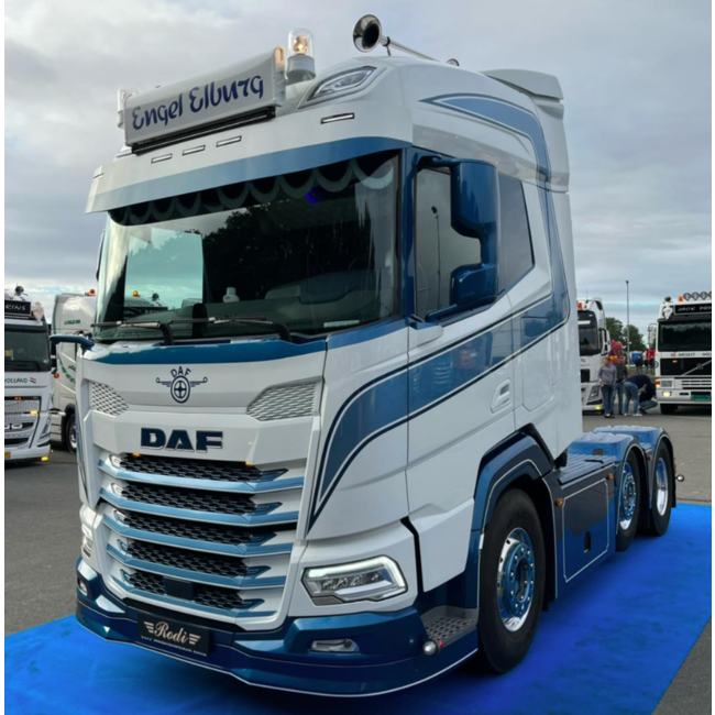 Fox Parts Sonnenblende DAF XF / XG 30 cm – Flache Unterseite