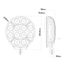 Ledson Ledson Pollux 9+ stroboskop med vitt/orange positionsljus