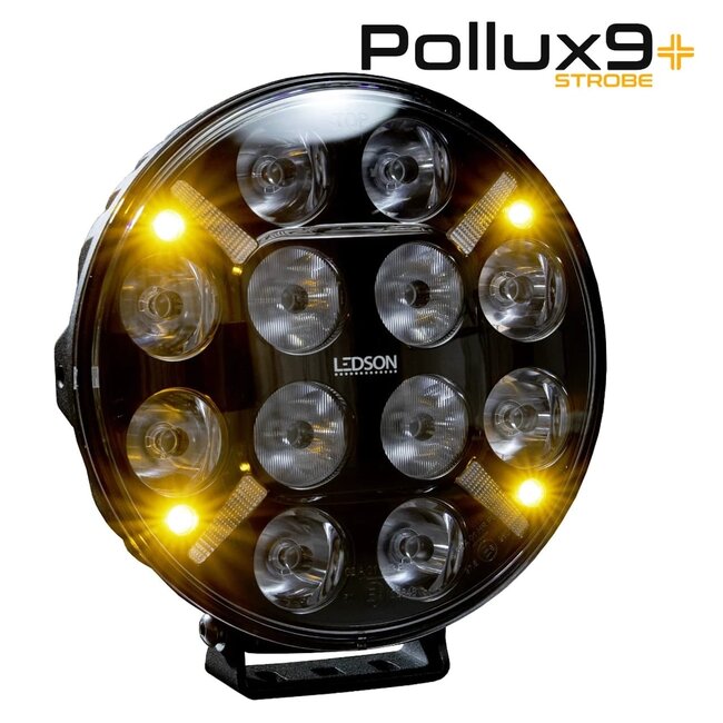 Lampa stroboskopowa Ledson Pollux9+ z białym i bursztynowym światłem pozycyjnym