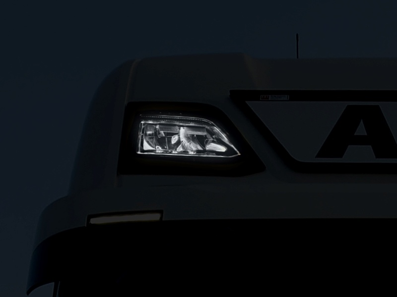Orange/vitt LED-positionsljus, Sky-light, Scania