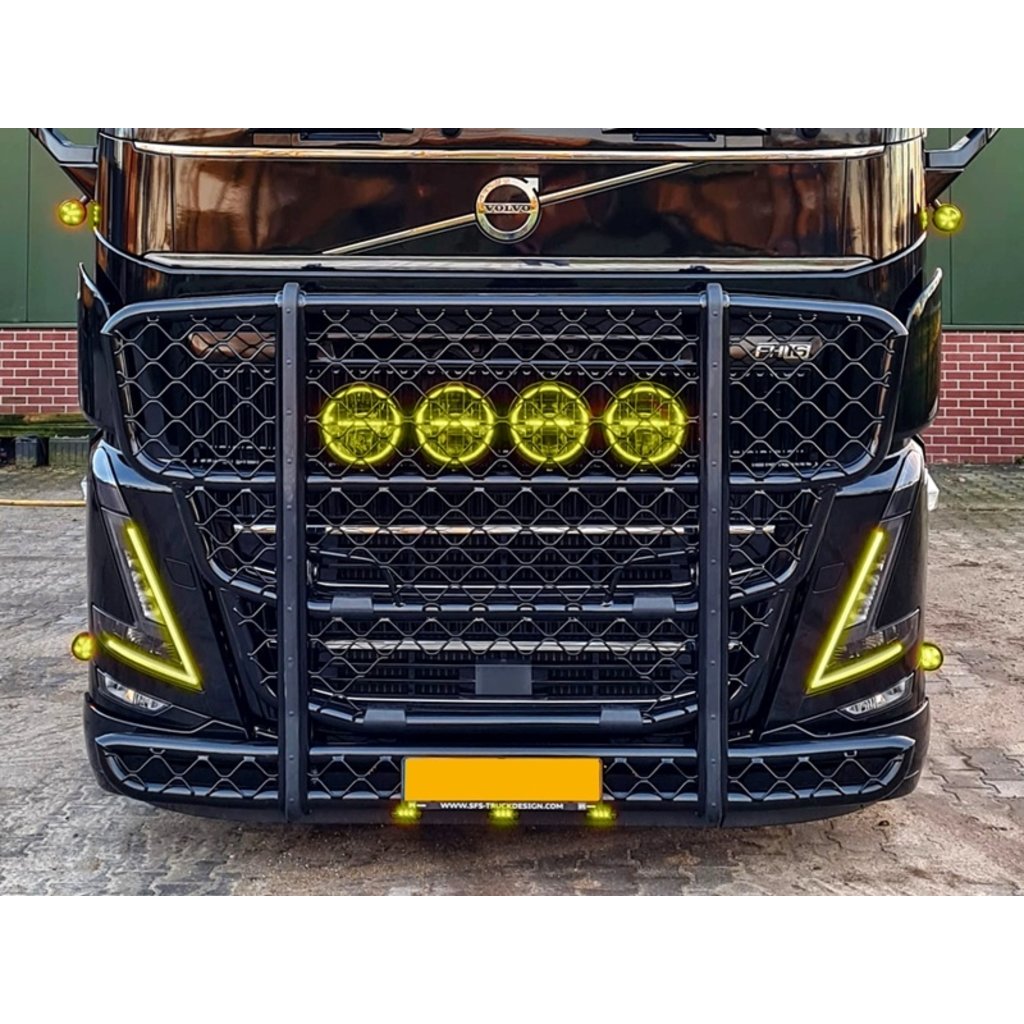 Volvo Bernsteingelbe, gelbe oder warmweiße LED-Tagfahrleuchten für den Volvo FH5 2020+