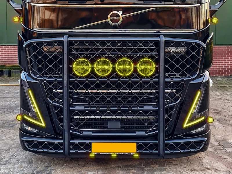 Feux de jour à LED orange, jaune ou blanc chaud pour Volvo FH5+Aero 2020+