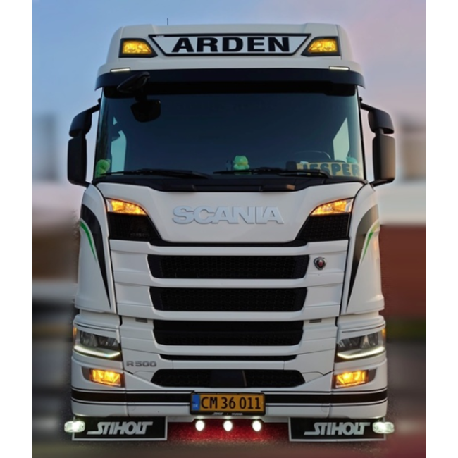 Orange/vitt LED-positionsljus, Sky-light, Scania