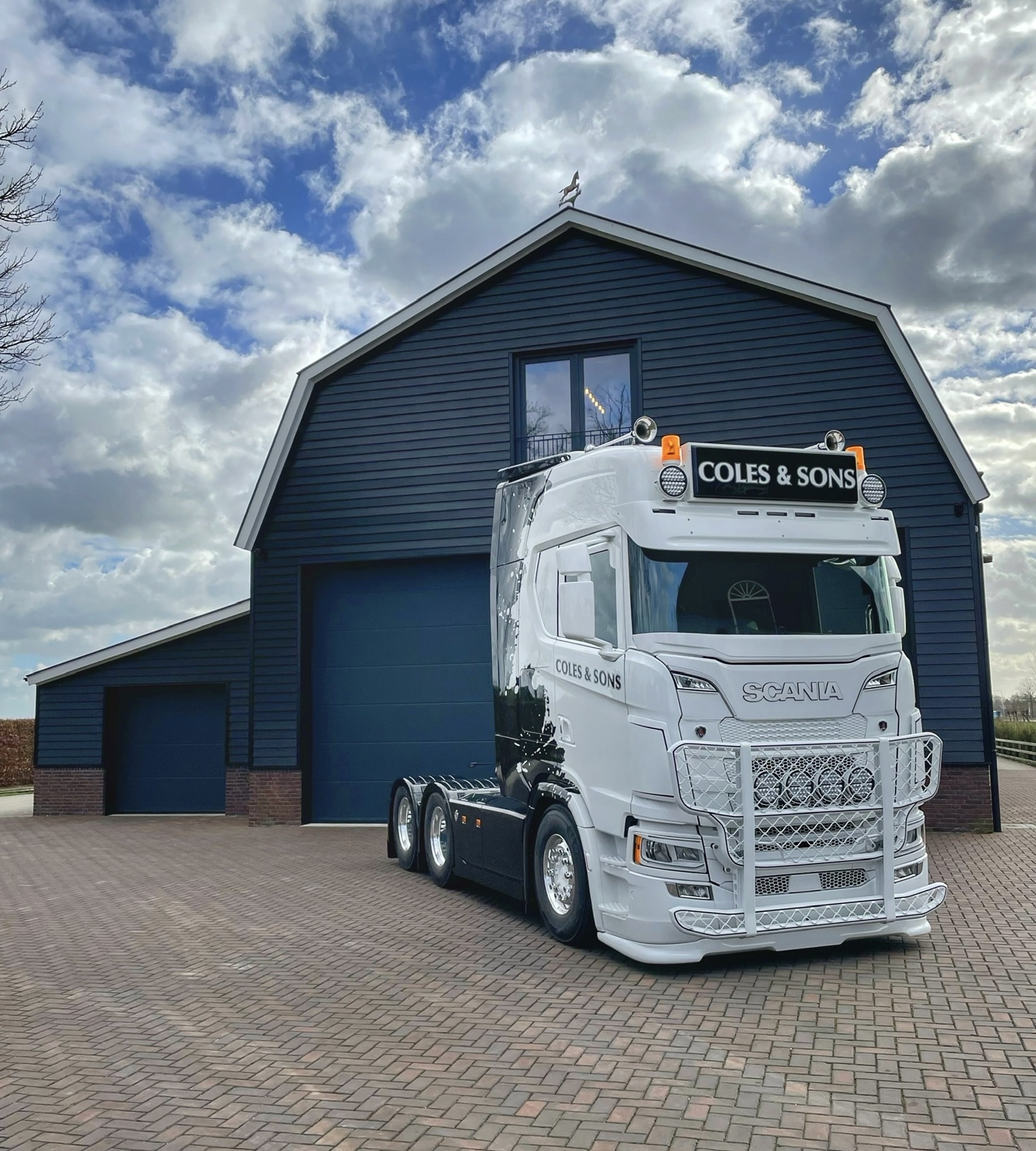 Coles Custom Mexicano Zonneklep voor Scania NextGen