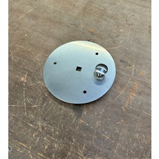 GIS Monteringsplatta för Trux-stag, 170 mm, rostfritt stål
