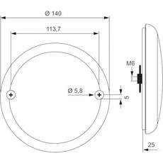 Hella 3-funkcyjna tylna lampa LED Hella ValueFit