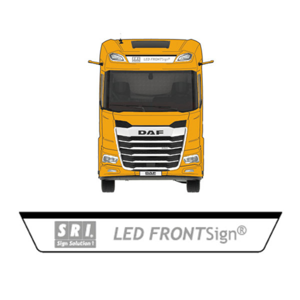 SRI Sign Solution FrontSignLED DAF XF 2021 127x20cm