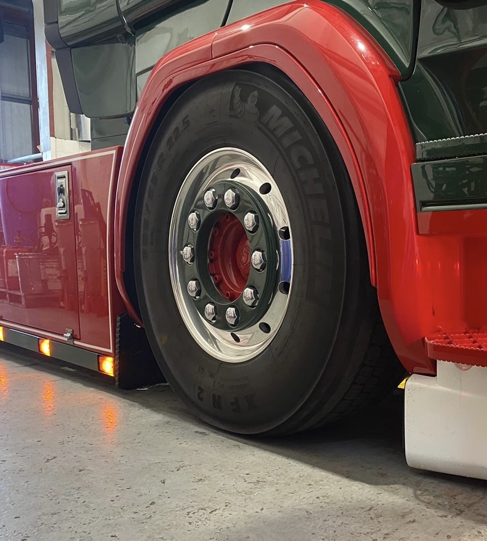 Scania Spatbord verlenger voor Scania R (set)