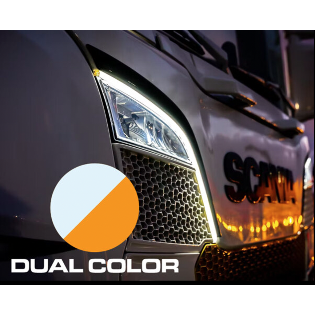 Ledson Dual Color White/Orange Sofststrip GoinStyle.nl