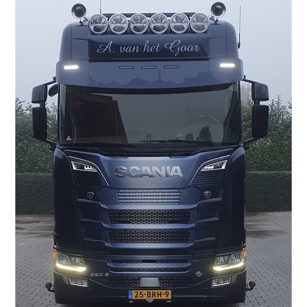 Scania Lampa LED do osłony przeciwsłonecznej Scania NextGen biała/bursztynowa