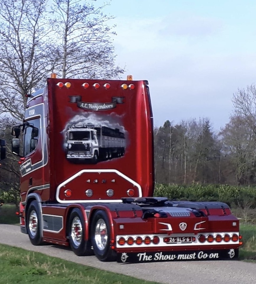 Scania Plaque arrière Scania NGS