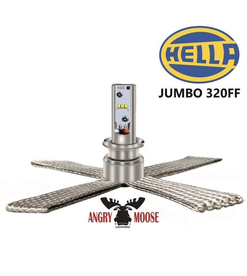 Jumbo 320 spotlight replacement set Full LED suitable for Hella
