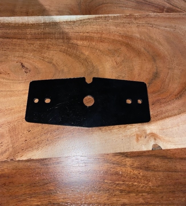 Doubleburner plastic backplate