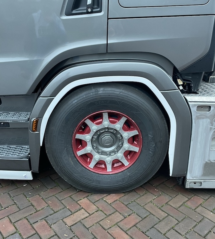 Spatbord verlenger voor Scania NG (set)