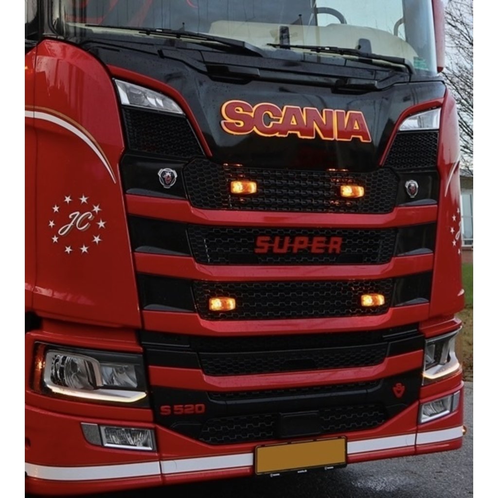 Scania Upplyst Scania-emblem