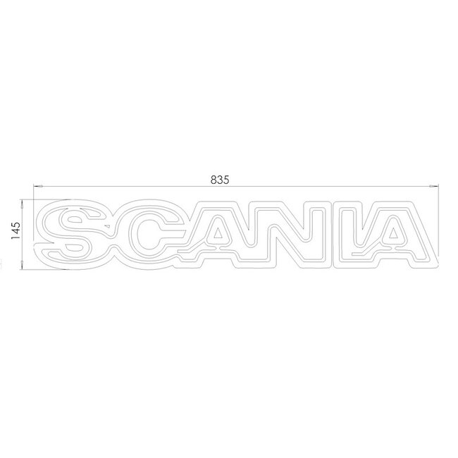 Illuminated Scania Emblem