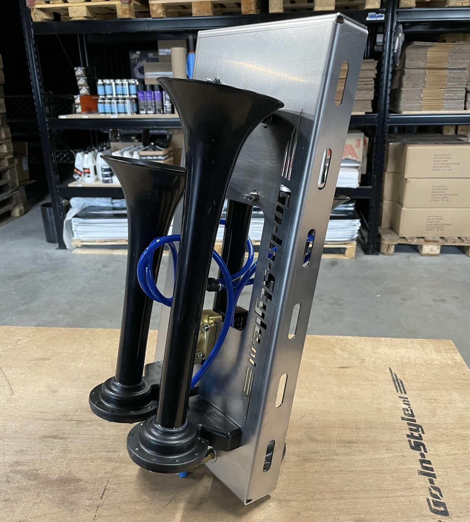 RVS Steun voor Hornblasters Shocker XL