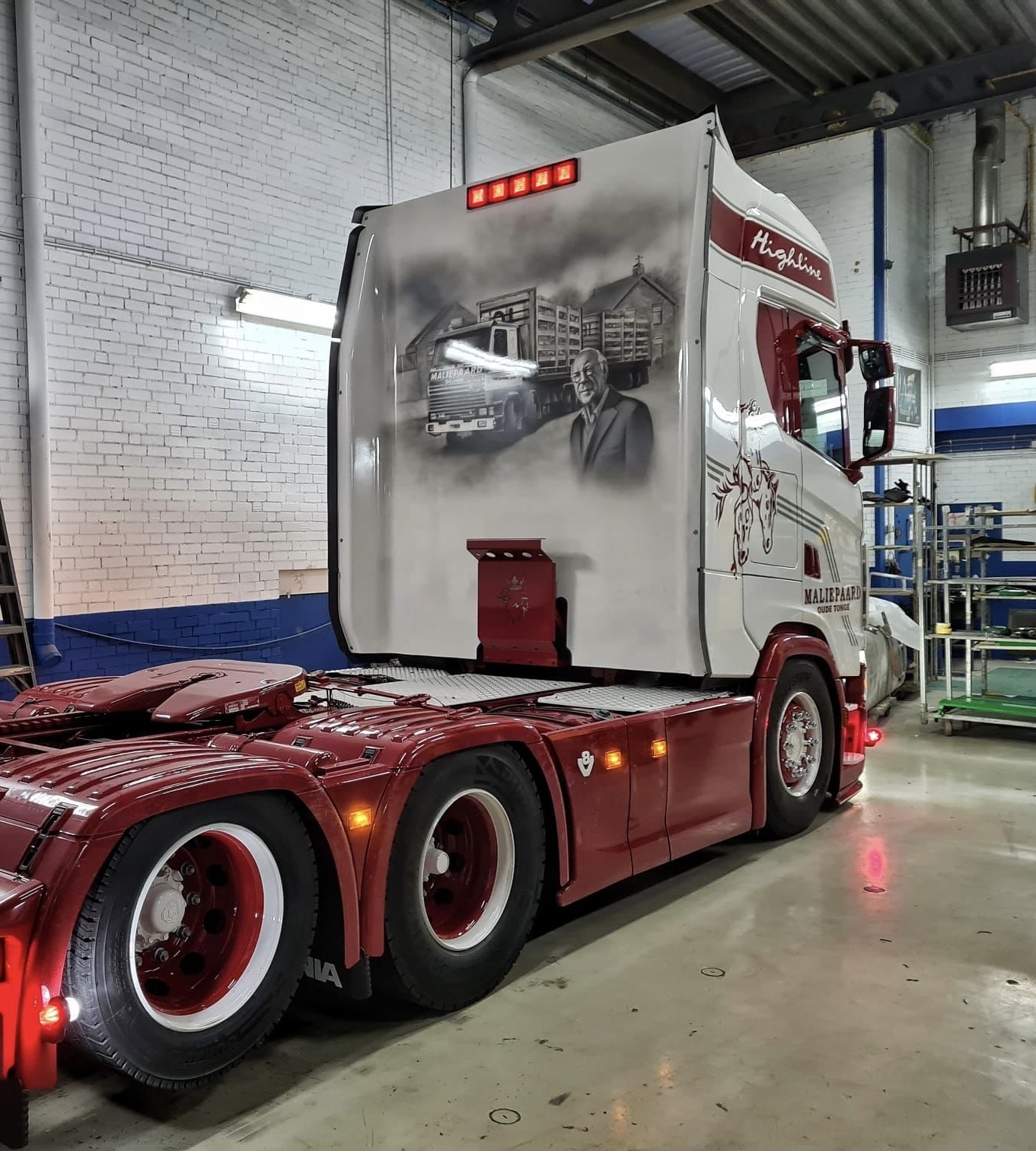 Omnius slim taillight Frame voor 5x LED achterlichten