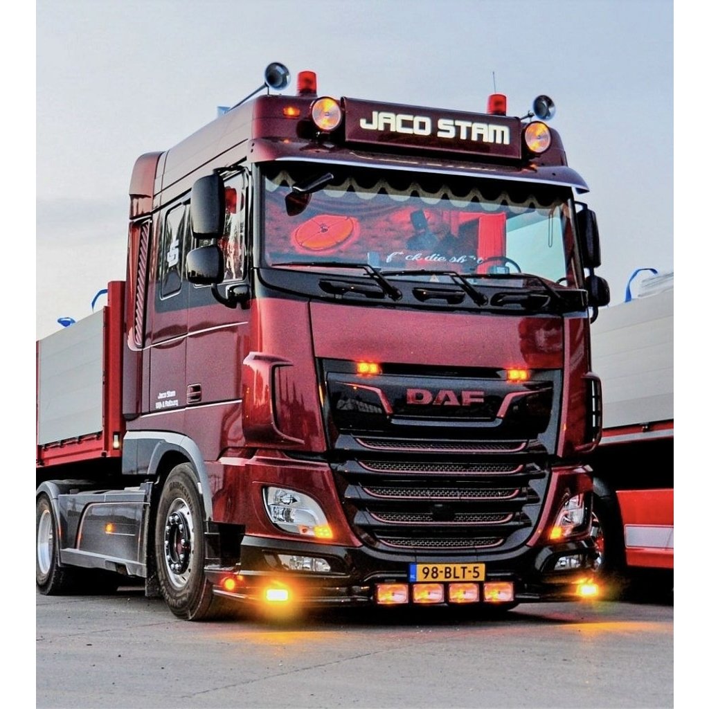 DAF Oranje LED dagrijverlichting voor de DAF XF/CF Euro6